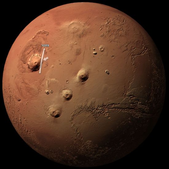 سیاره مریخ محل مناسبی برای تولد آتشفشان های غول پیکر است.