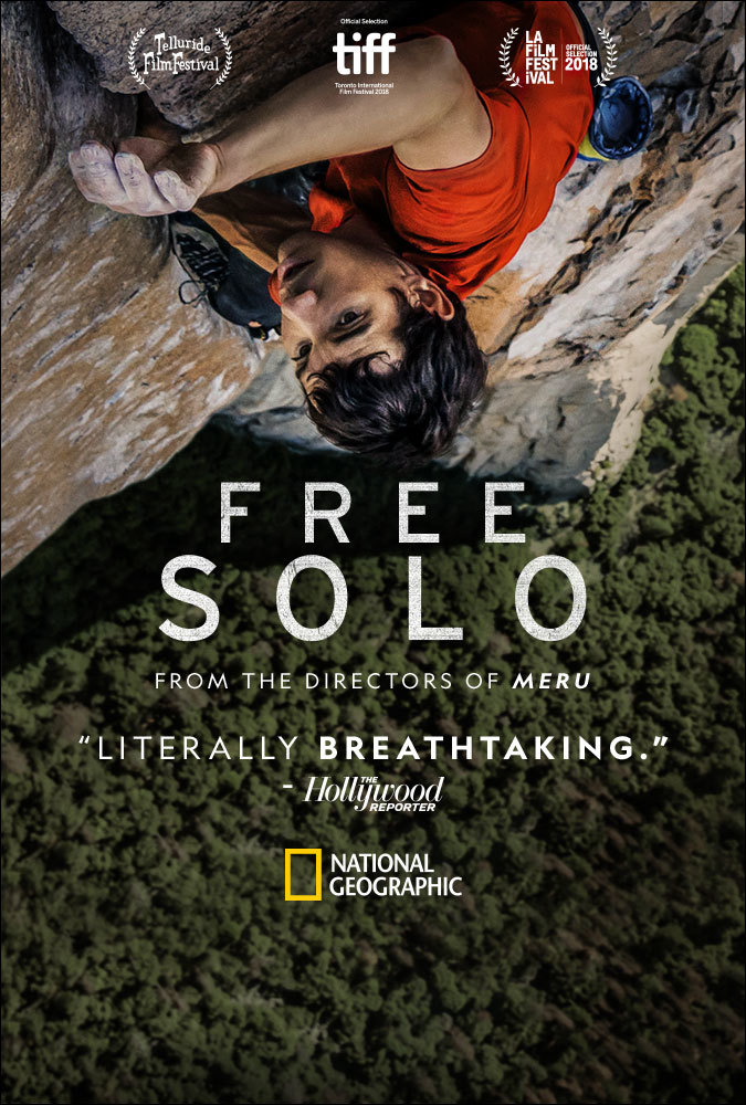 فیلم کوهنوردی «صعود آزاد (Free Solo)» کارگردان: جیمی چین، الیزابت چای واسرهاولی